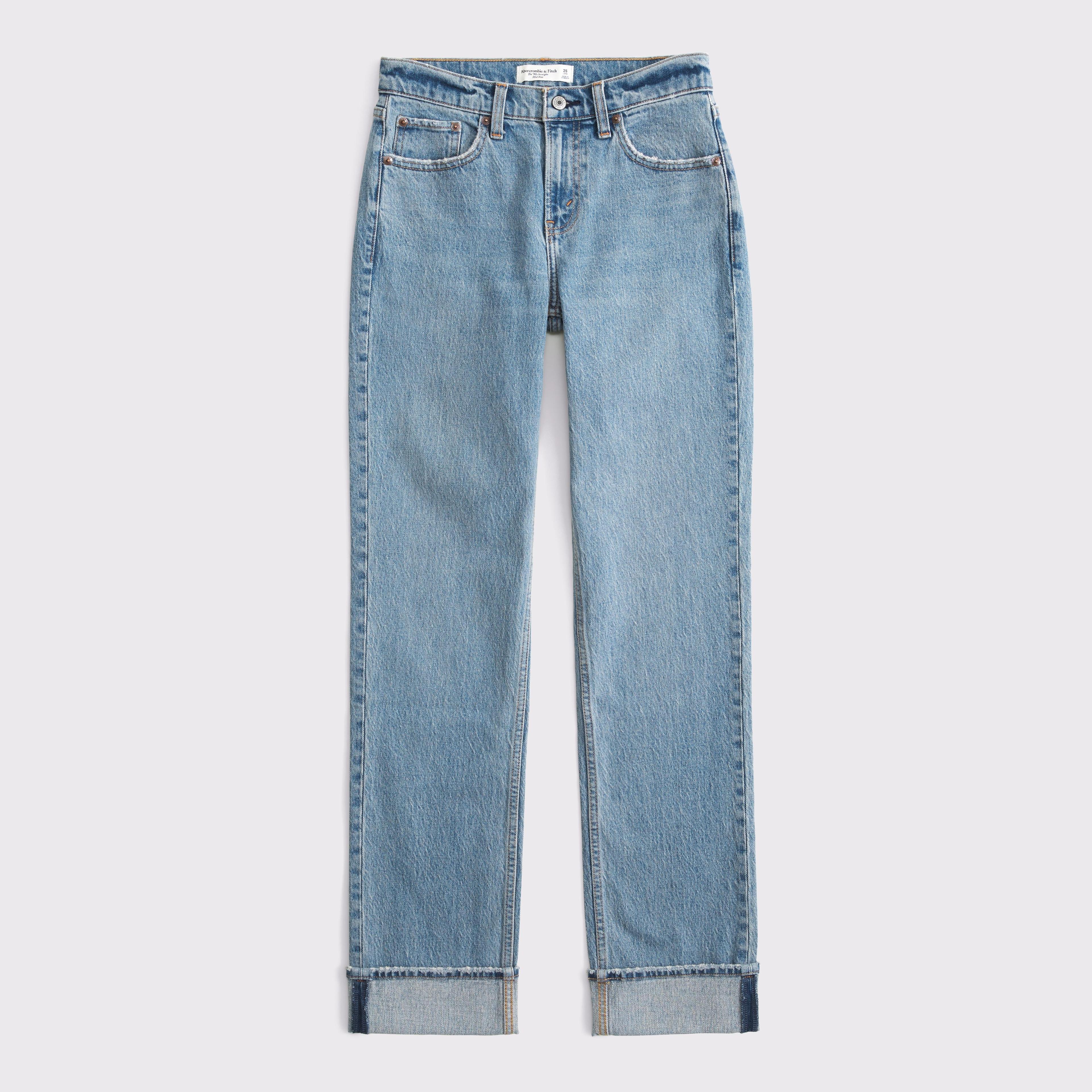 Mid Rise 90s Straight Jean Product Image