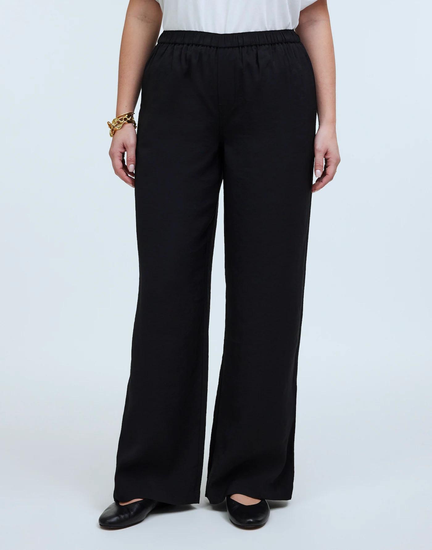 Tall Pull-On Wide-Leg Pants in Softdrape Product Image