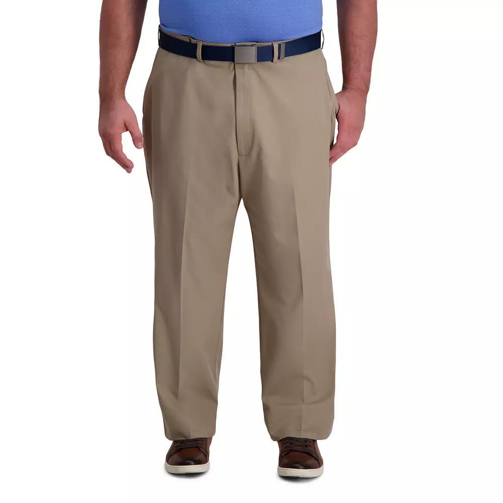 Big & Tall Haggar® Cool Right® Classic-Fit Flat-Front Performance Flex Pants, Men's,  Product Image