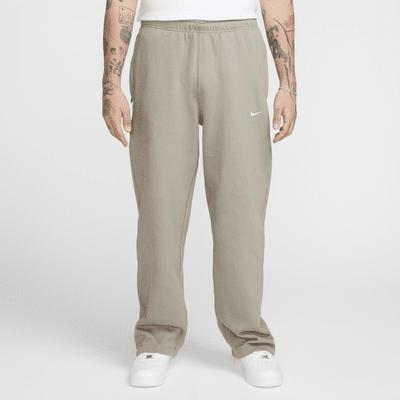 Nike Men's Solo Swoosh Open-Hem Fleece Pants Product Image