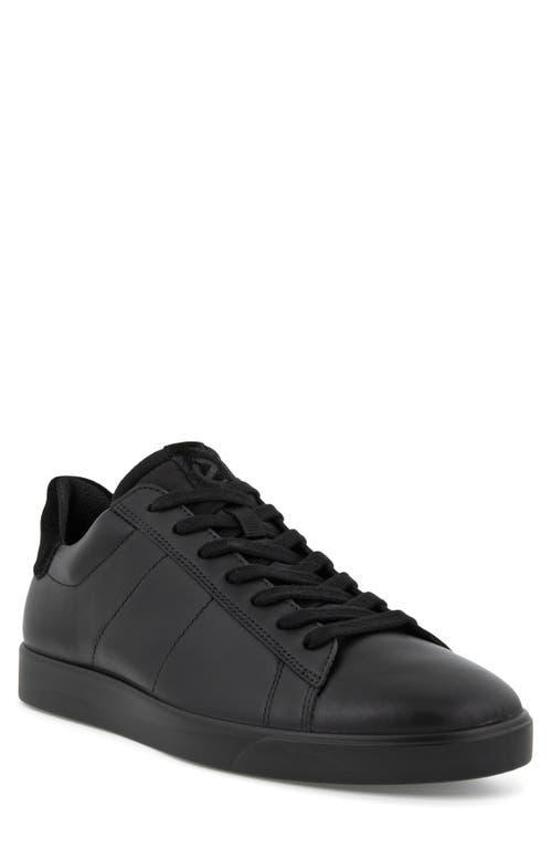 Ecco Mens Street Lite Retro Sneaker - White Product Image