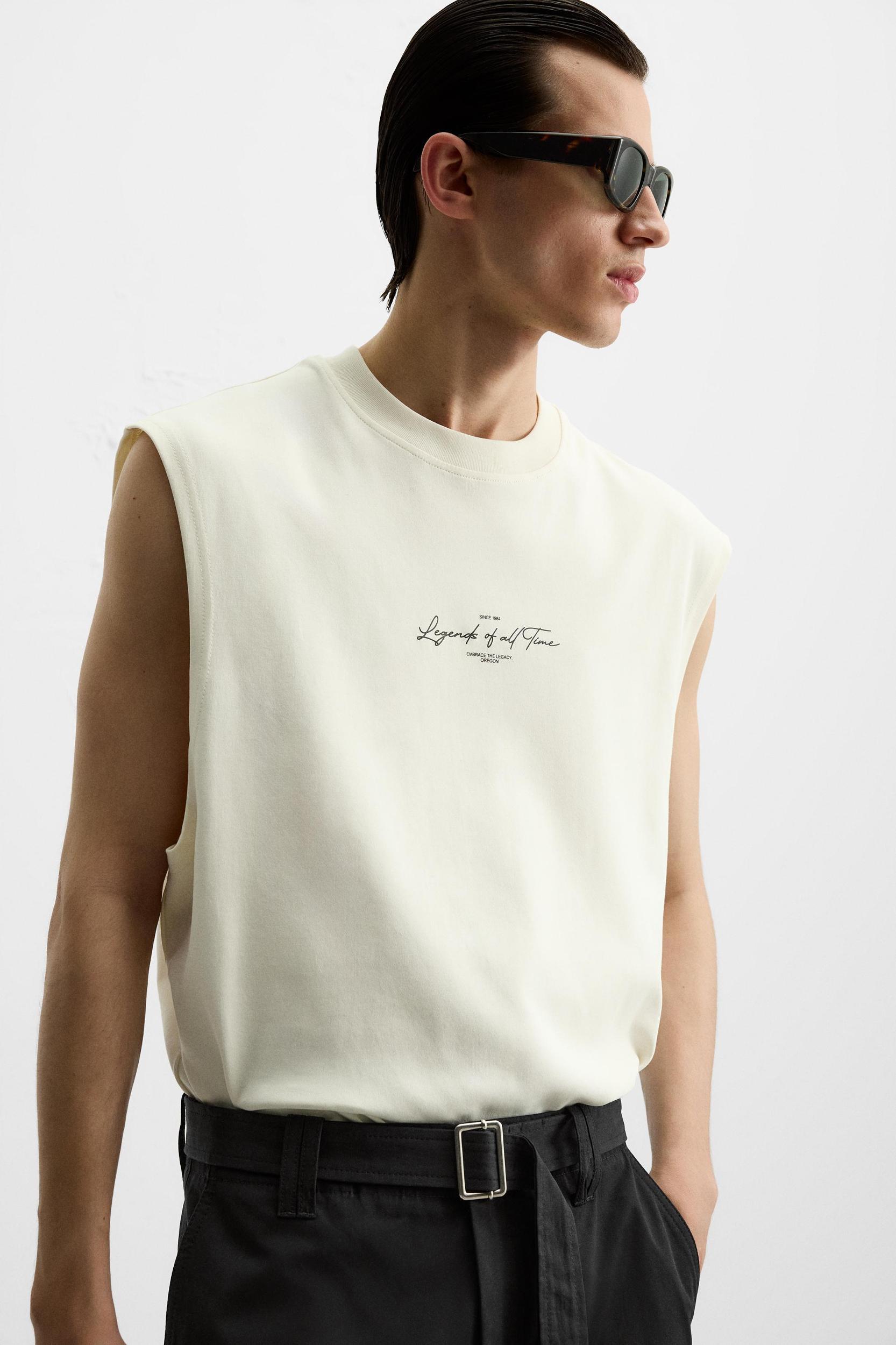 TEXT TECHNICAL TANK TOP Product Image