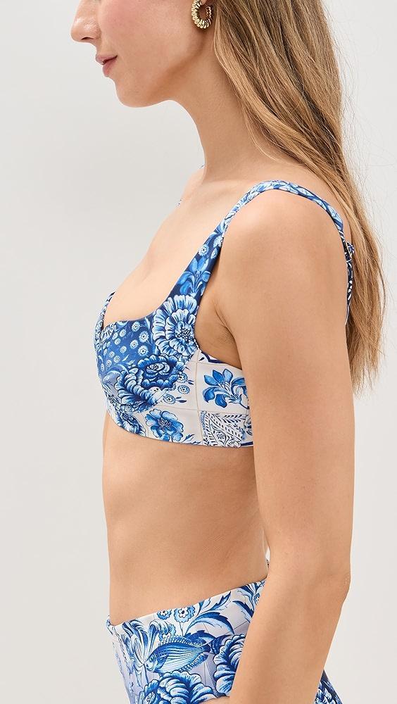 Agua Bendita Balena Azure Top | Shopbop Product Image