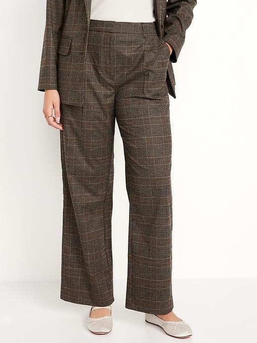 Extra High-Waisted Taylor Trouser Wide-Leg Pants Product Image