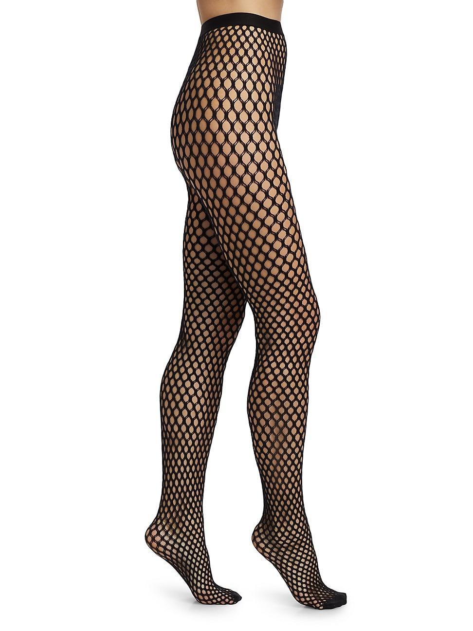 Womens Web Fishnet Tights Product Image