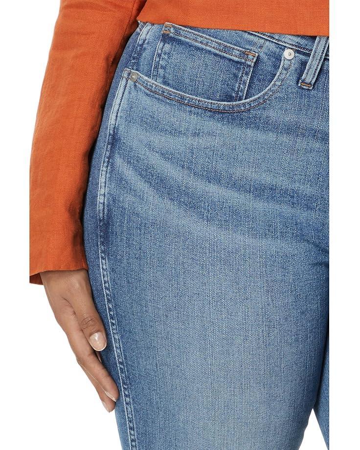 Plus Size Jean High Rise Wide Leg Clean Hem Product Image
