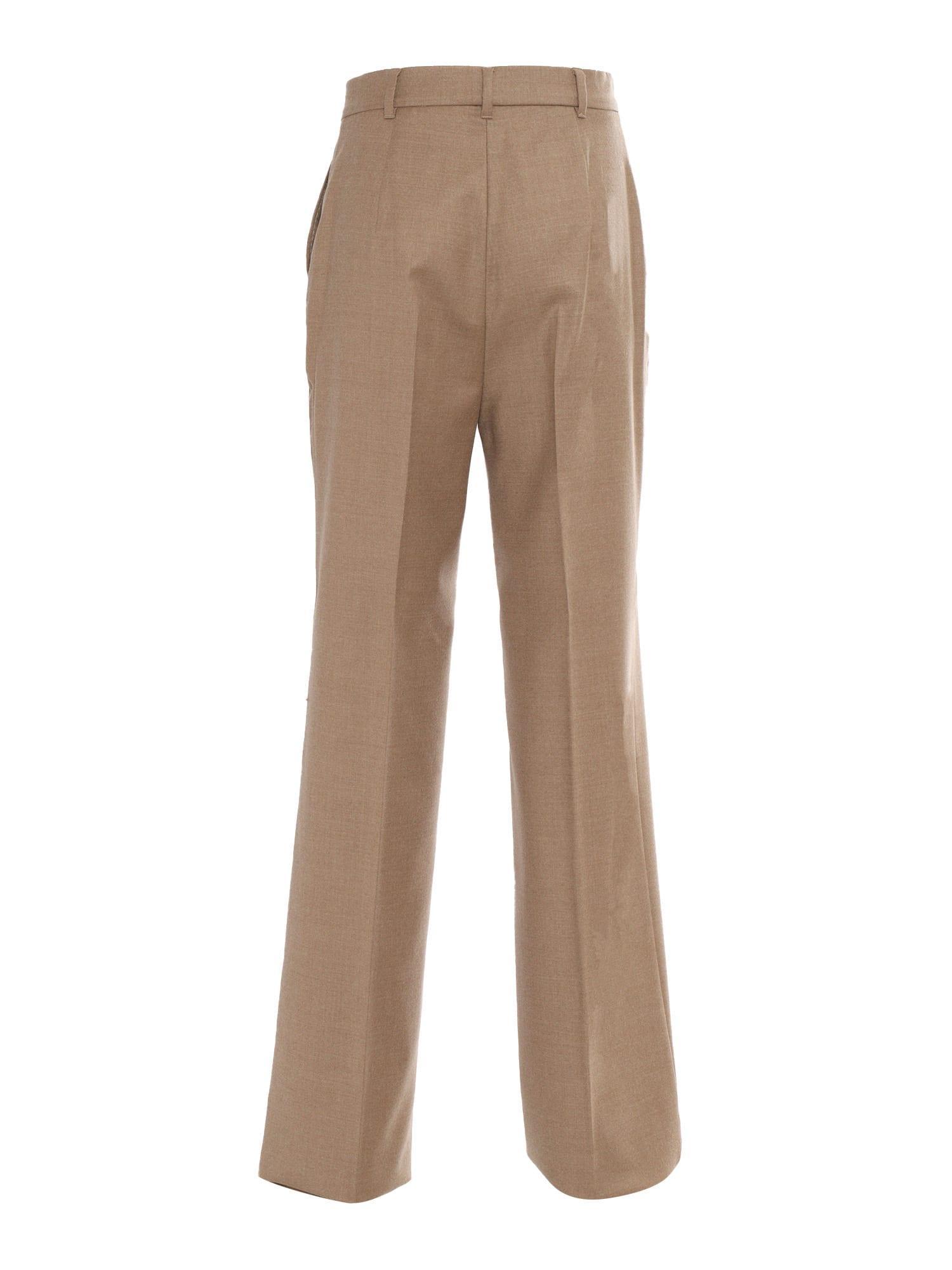 MAX MARA Soraga Camel Long Trouser In Beige Product Image