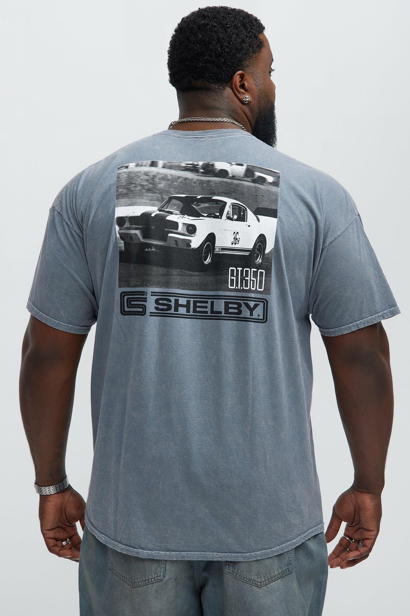 Shelby Mustang Short Sleeve Tee - Grey Product Image