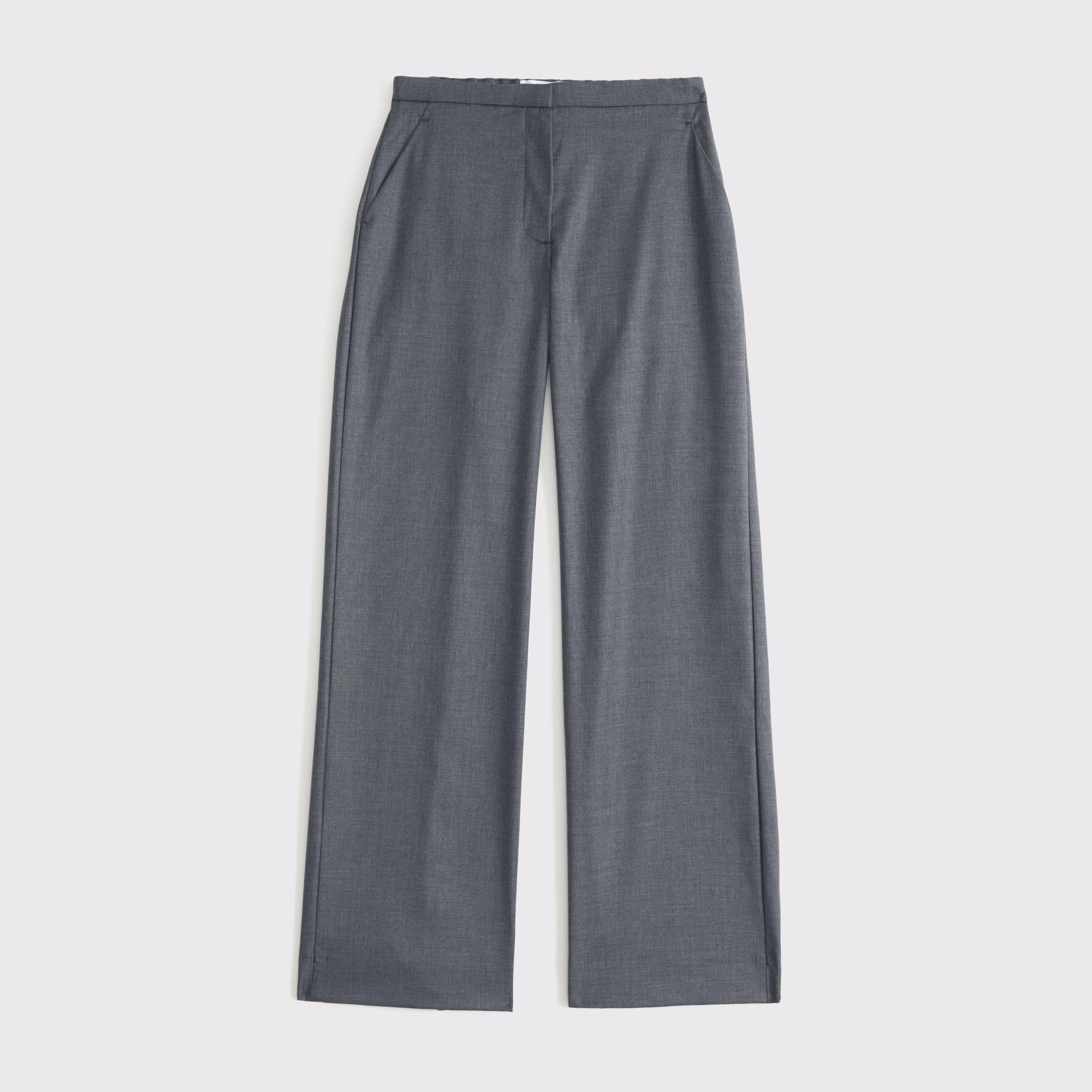 Low Rise Clean Tailored Wide Leg Pant Product Image