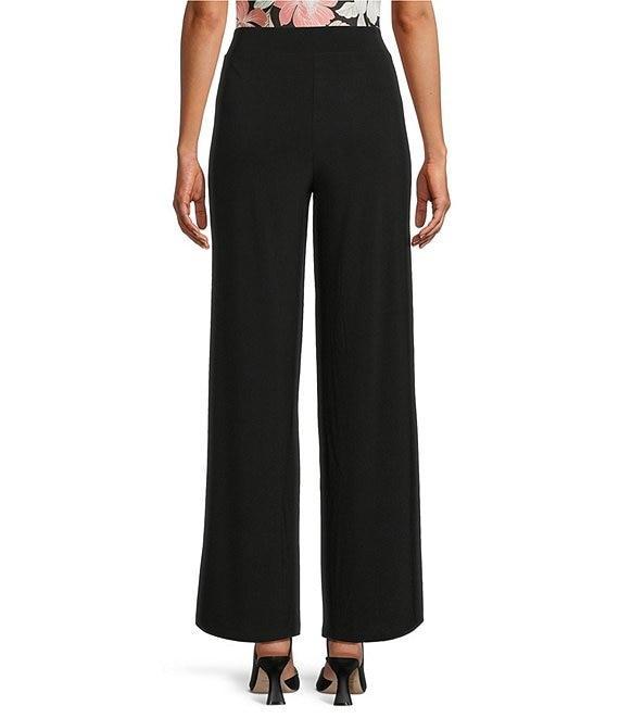 Kasper Pull On Wide Leg Ankle Pants Product Image