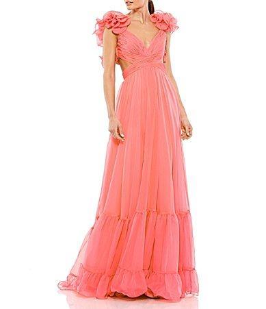 Womens Ieena Cutout Chiffon Gown Product Image