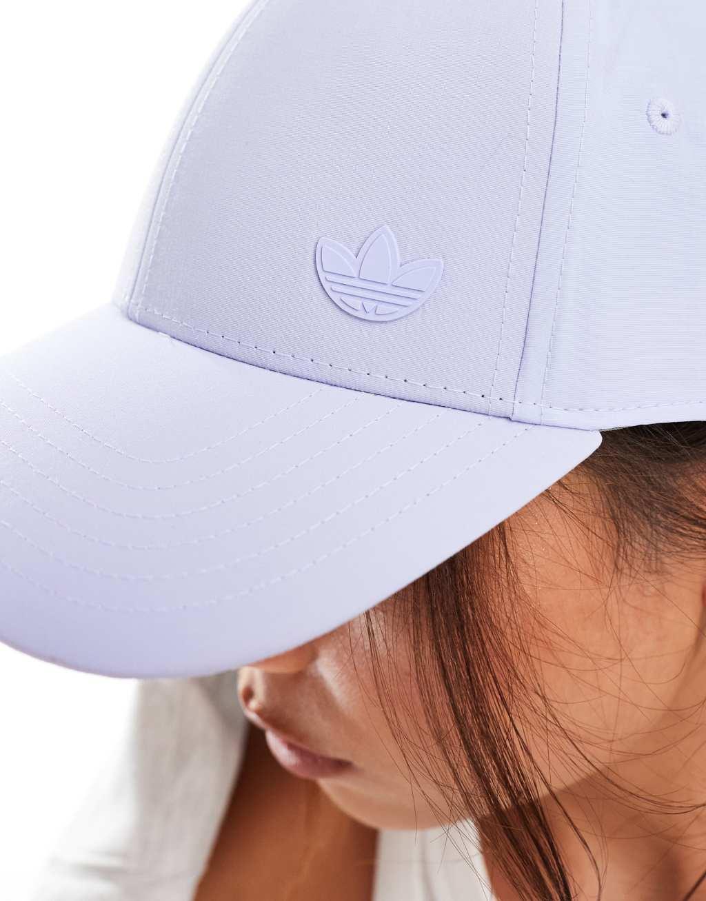 adidas Originals Luna structured strapback in violet Product Image