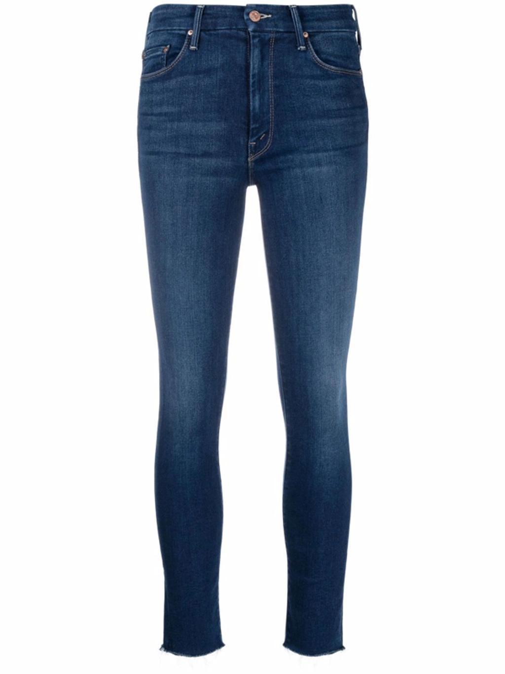 MOTHER The Mid Rise Dazzler Ankle Jeans In Now Or Never Product Image