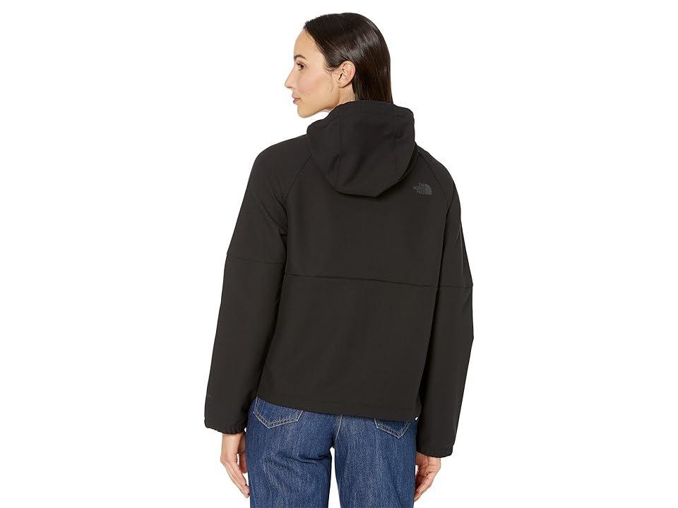 The North Face Camden Softshell Hoodie (TNF Black Heather) Women's Clothing Product Image