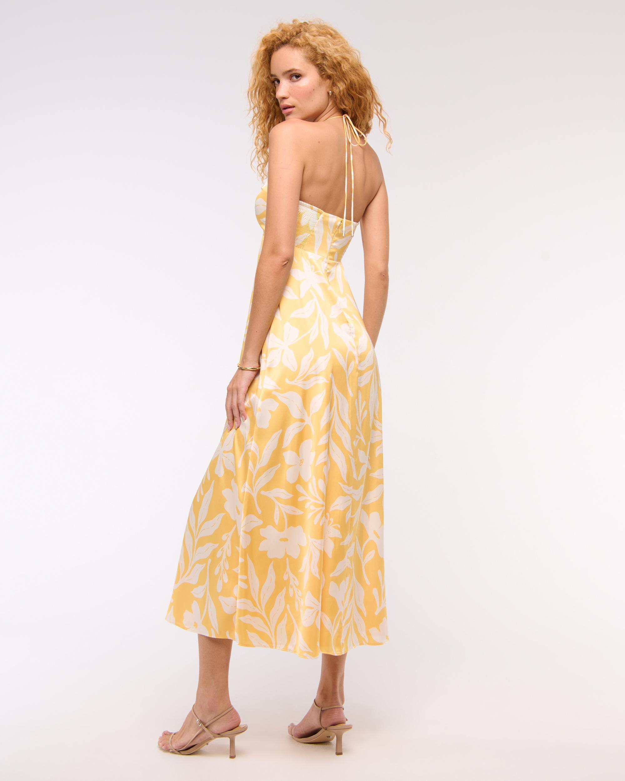 Twist-Front Flowy Maxi Dress Product Image