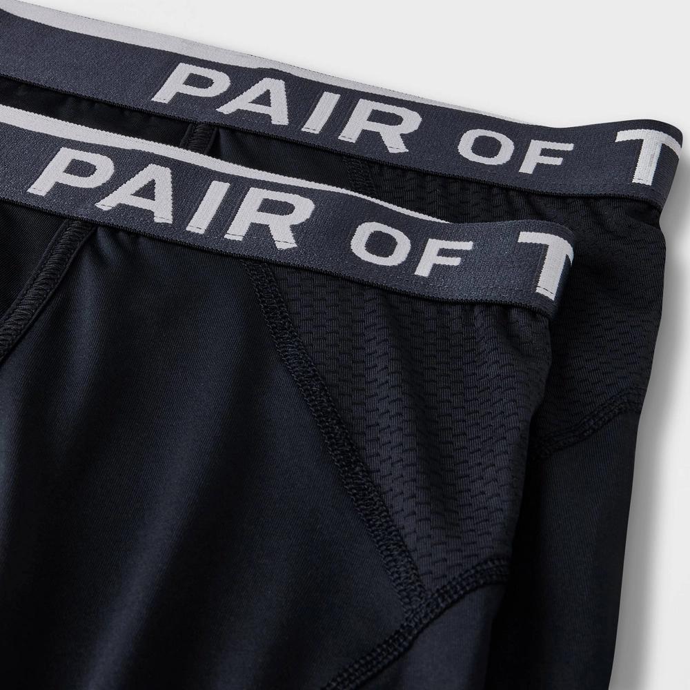 Pair of Thieves Mens SuperCool Boxer Briefs 2pk - Black M Product Image