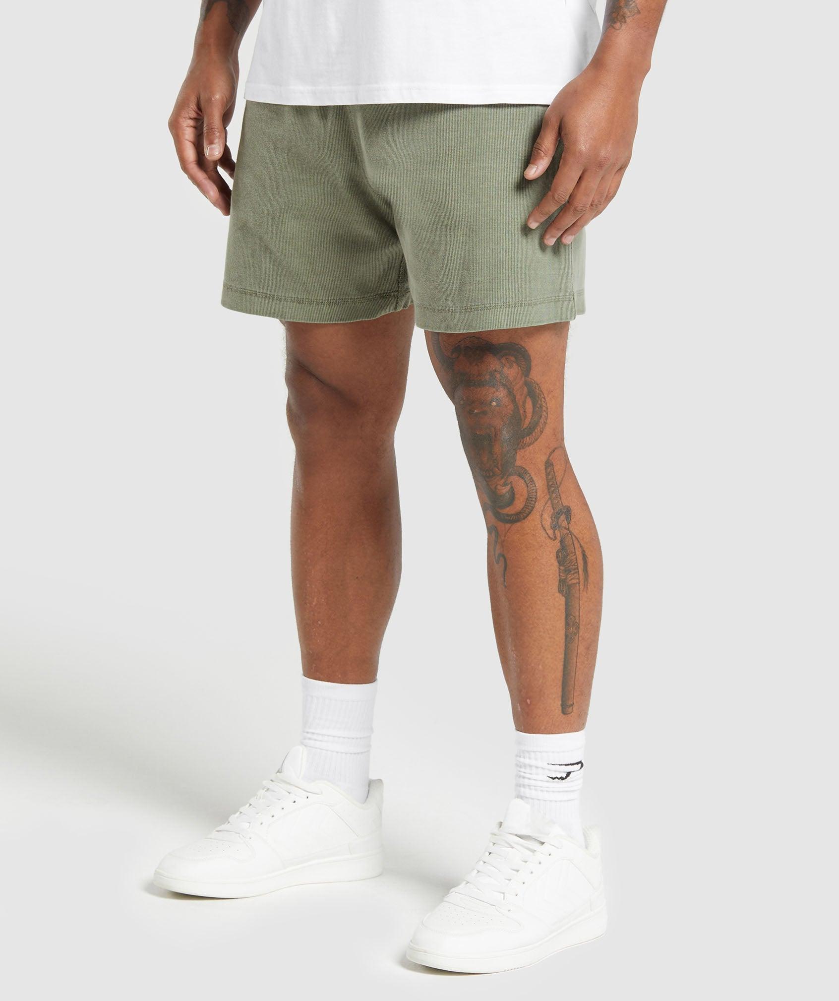 Heavyweight Ribbed Shorts Product Image