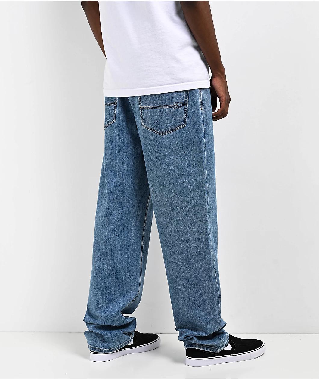 Freeworld Light Blue Relaxed Jeans Product Image