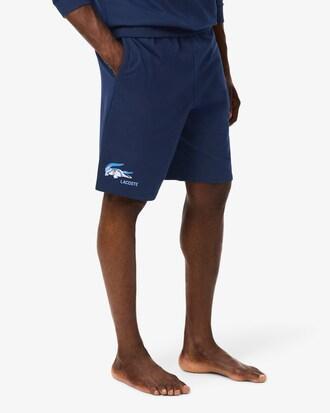 Straight Fit Fleece Loungewear Shorts Product Image