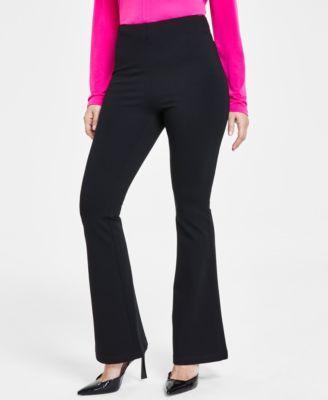 I.n.c. International Concepts Womens High-Rise Ponte Flare-Hem Pants, Created for Macys Product Image