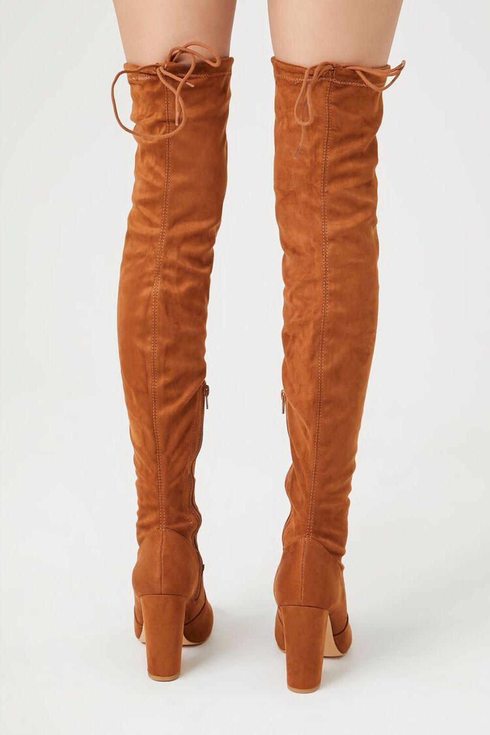 Faux Suede Over-the-Knee Boots | Forever 21 Product Image