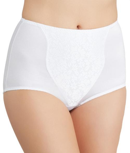 Bali 2-pack Double Support Light Control Shaping Brief Panty with Lace X372, Womens Product Image