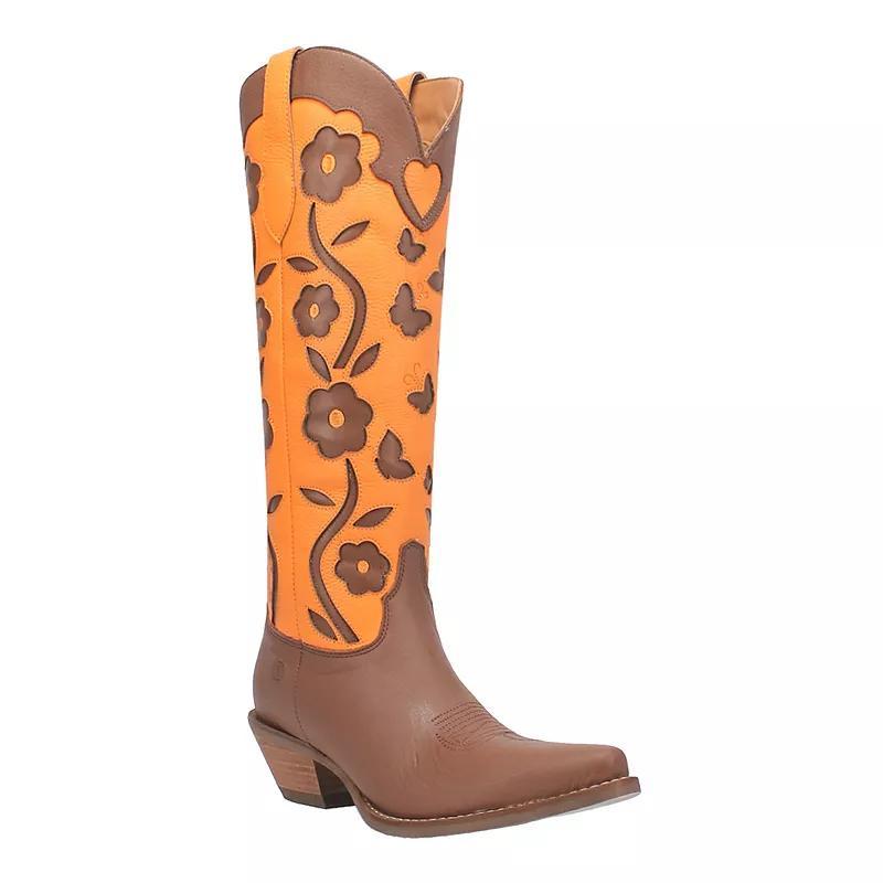 Dingo Goodness Gracious Leather Floral Tall Western Boots Product Image