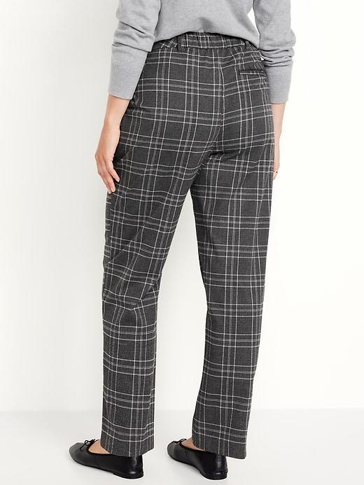 Extra High-Waisted Taylor Trouser Straight Pants Product Image