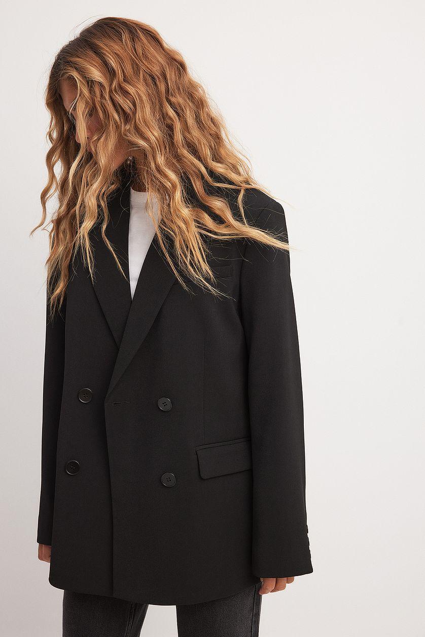 Oversized Double Breasted Blazer Product Image