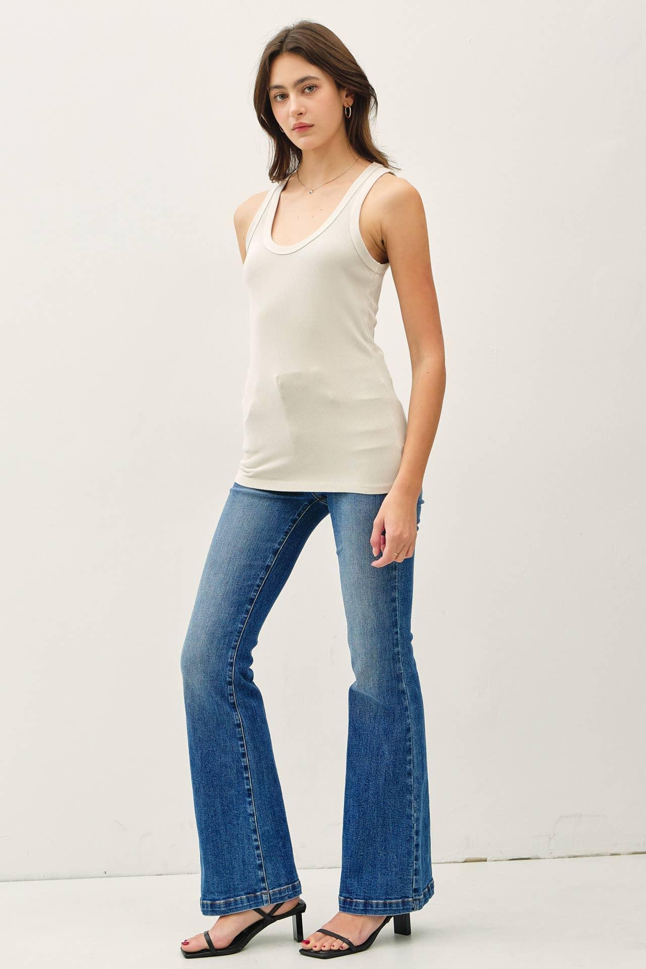 UB BASICS: SPRING BREEZE RIBBED TANK Product Image