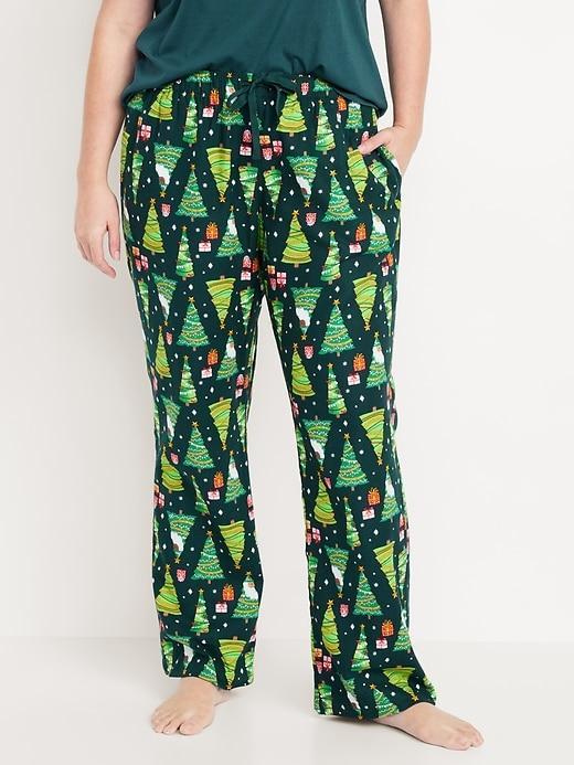 Printed Flannel Pajama Set for Men Product Image