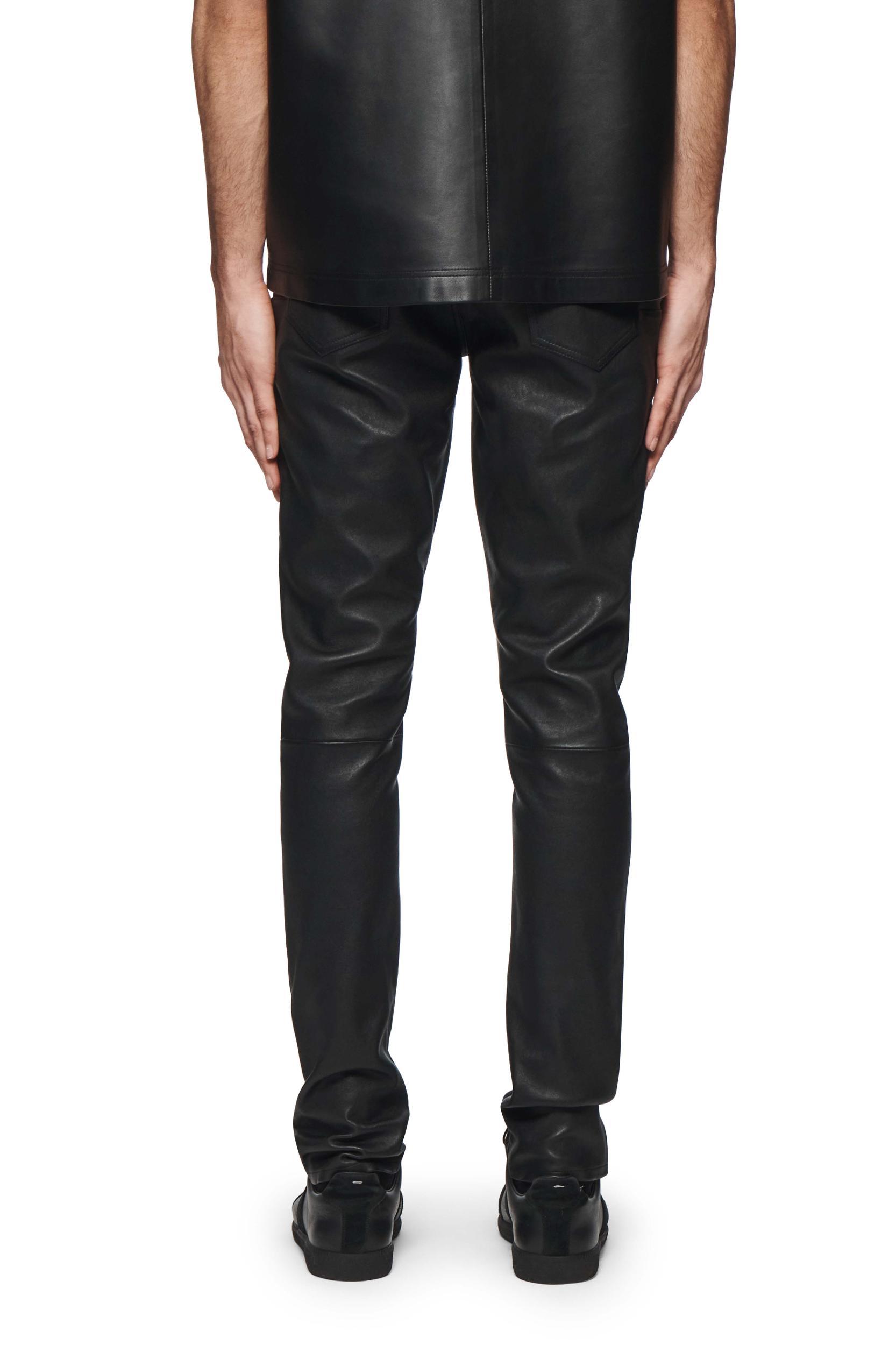 P001 Leather Pant Male Product Image