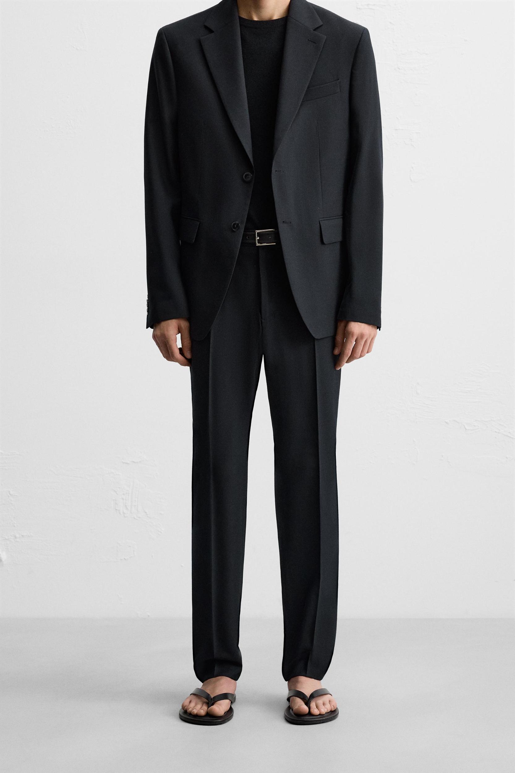 WOOL SUIT PANTS Product Image
