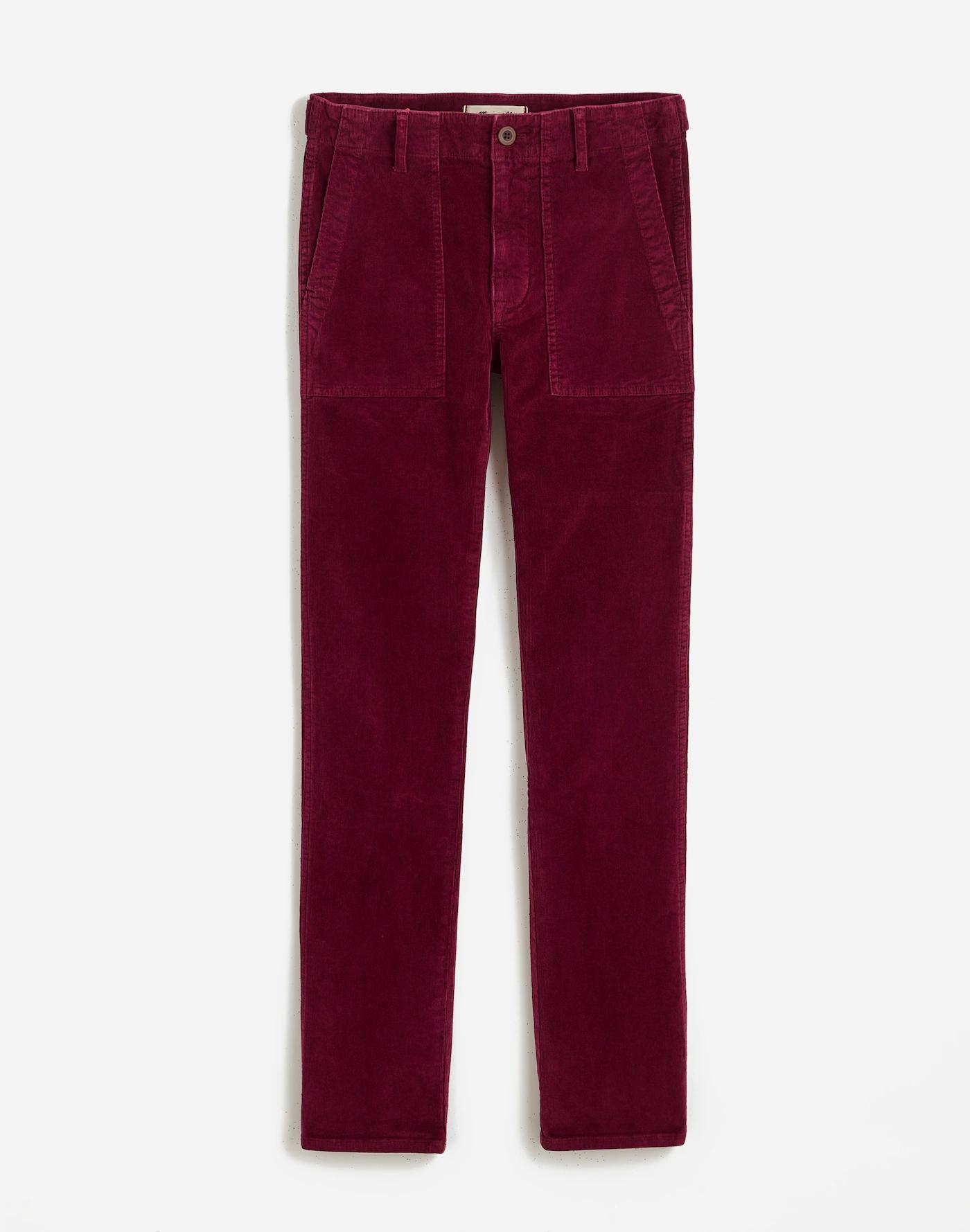 The Slim Straight Utility Pant in Garment Dye Corduroy Product Image