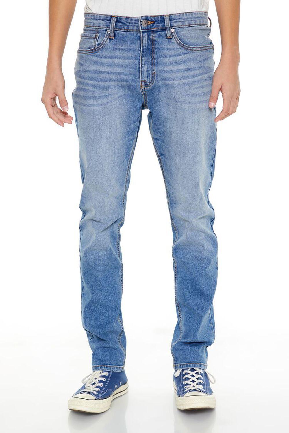 Stretch-Denim Slim-Fit Jeans | Forever 21 Product Image