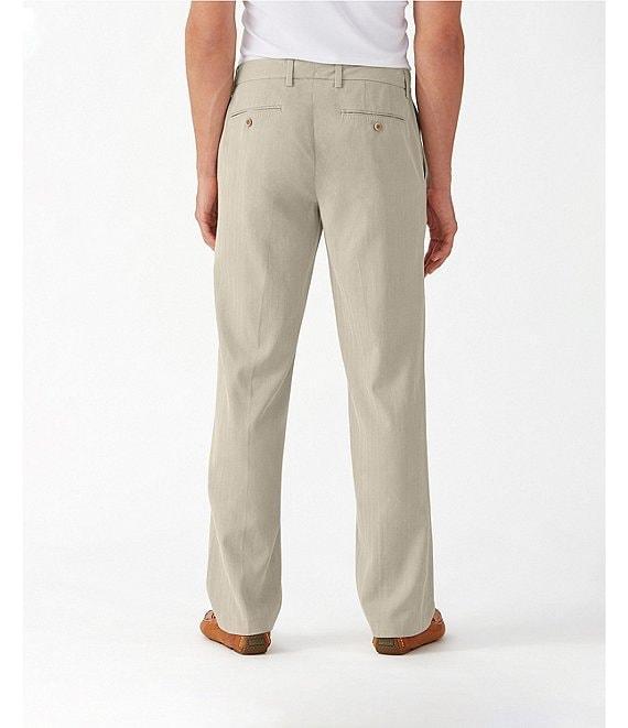 Tommy Bahama Havana Herringbone Flat-Front Pants Product Image