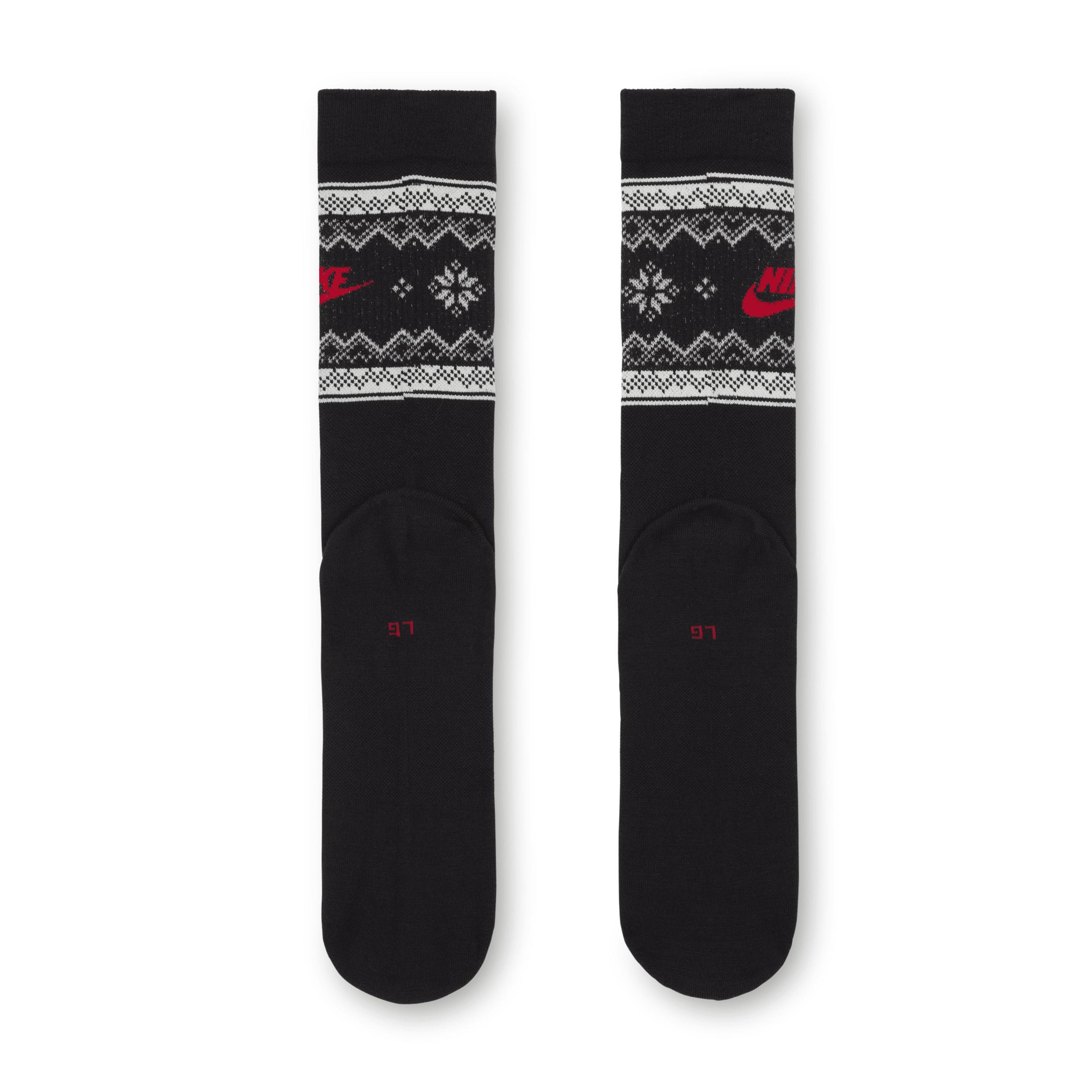 Nike Unisex Everyday Essentials Fair Isle Crew Socks (1 Pair) Product Image