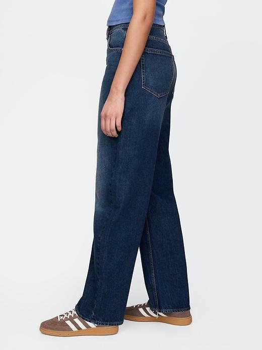 High Rise Barrel Jeans Product Image