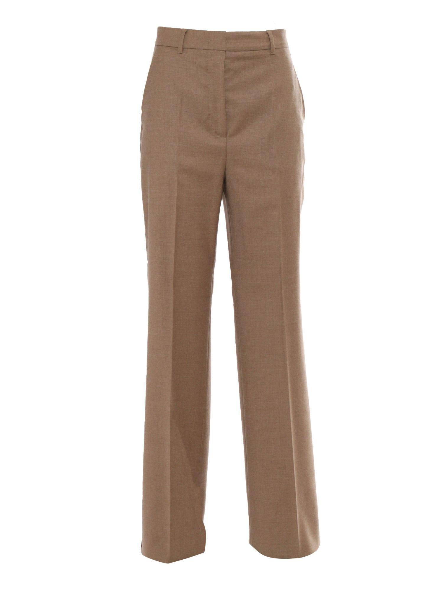 MAX MARA Soraga Camel Long Trouser In Beige Product Image