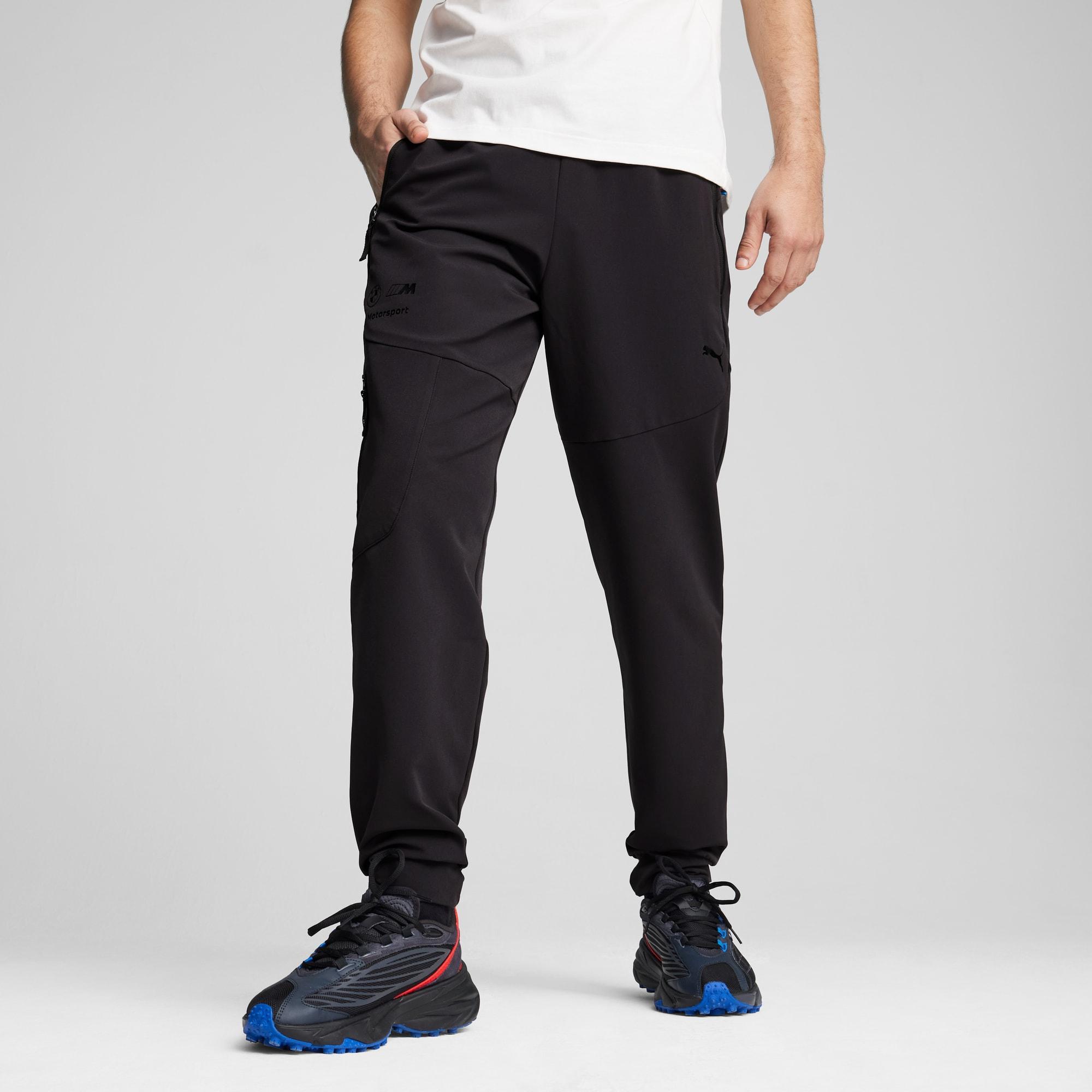 PUMA CLOUDSPUN Men's Joggers Pant in Dark Olive/Black Product Image