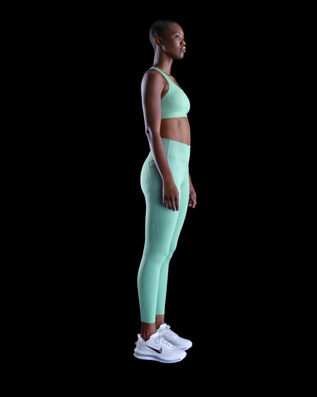 Nike Womens Swift High-Waisted 7/8 Running Leggings with Pockets | HJ2252-675 Product Image