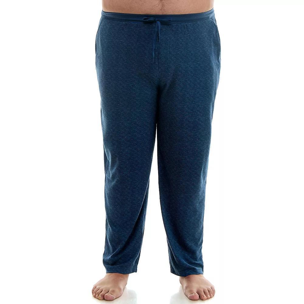 Big & Tall Sonoma Goods For Life® Supersoft Waffle Pajama Pants, Men's, Size: 3XL Tall, Dark Grey Product Image