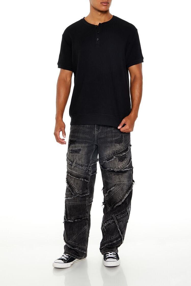 Reworked Straight-Leg Jeans | Forever 21 Product Image