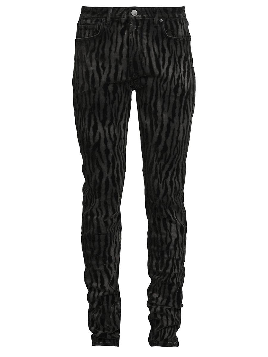 Men's Greyson Tiger Skinny Jeans Product Image