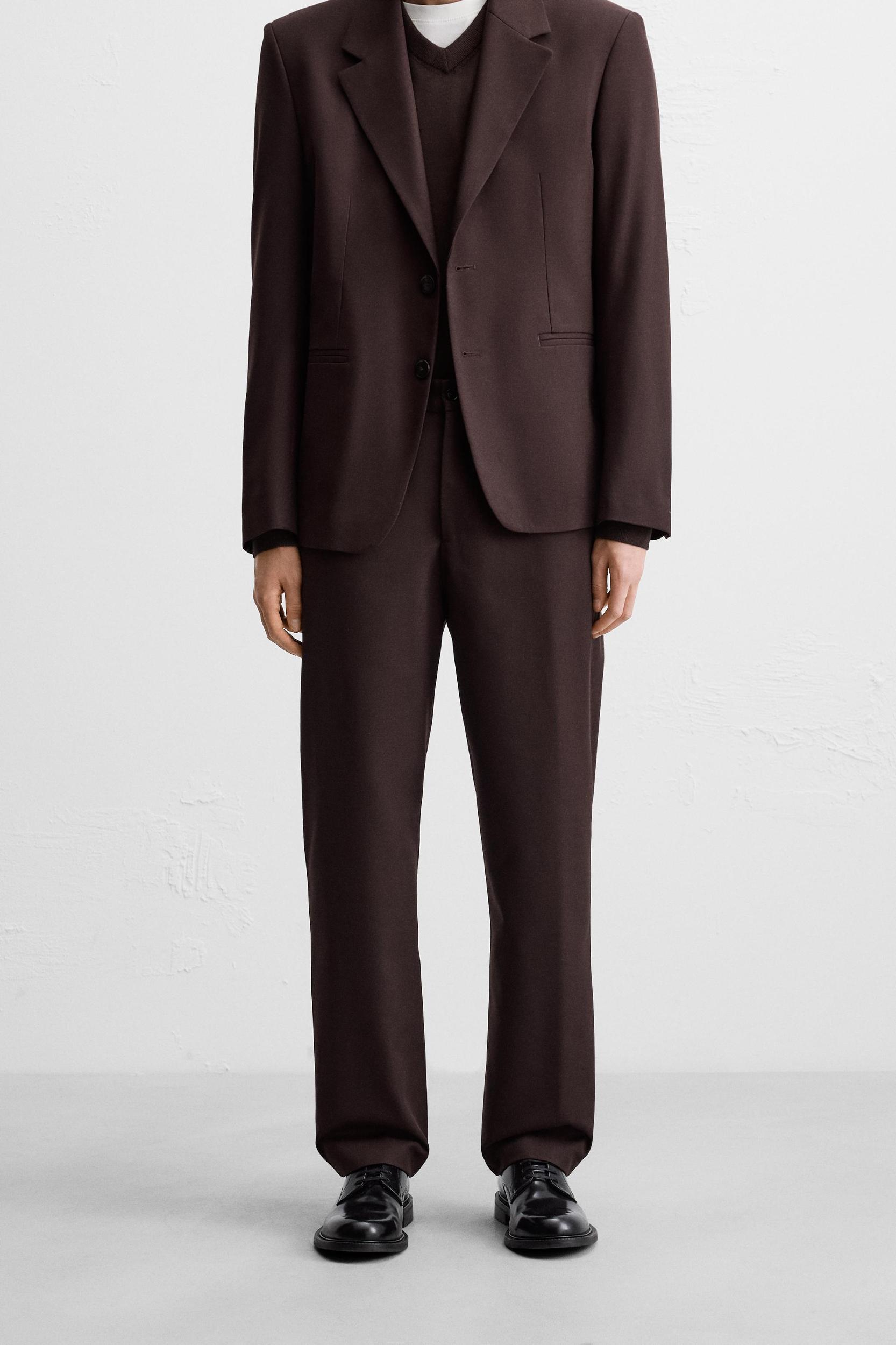 REGULAR FIT SUIT PANTS Product Image