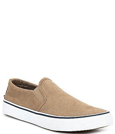 Sperry Striper II Twin Gore Perf Suede Men's Shoes Product Image