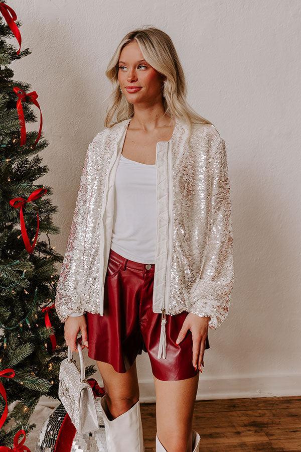 Shine The Night Away Sequin Jacket Product Image