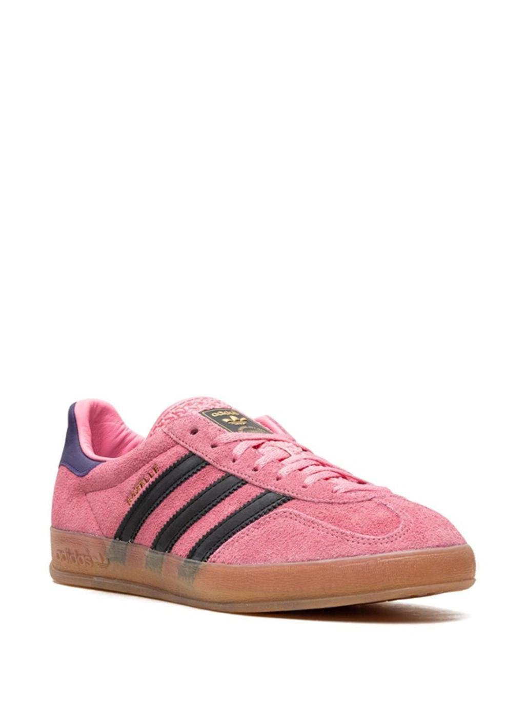 ADIDAS ORIGINALS Adidas Womens Pink Purple Gazelle Indoor Low-top Suede Trainers Product Image