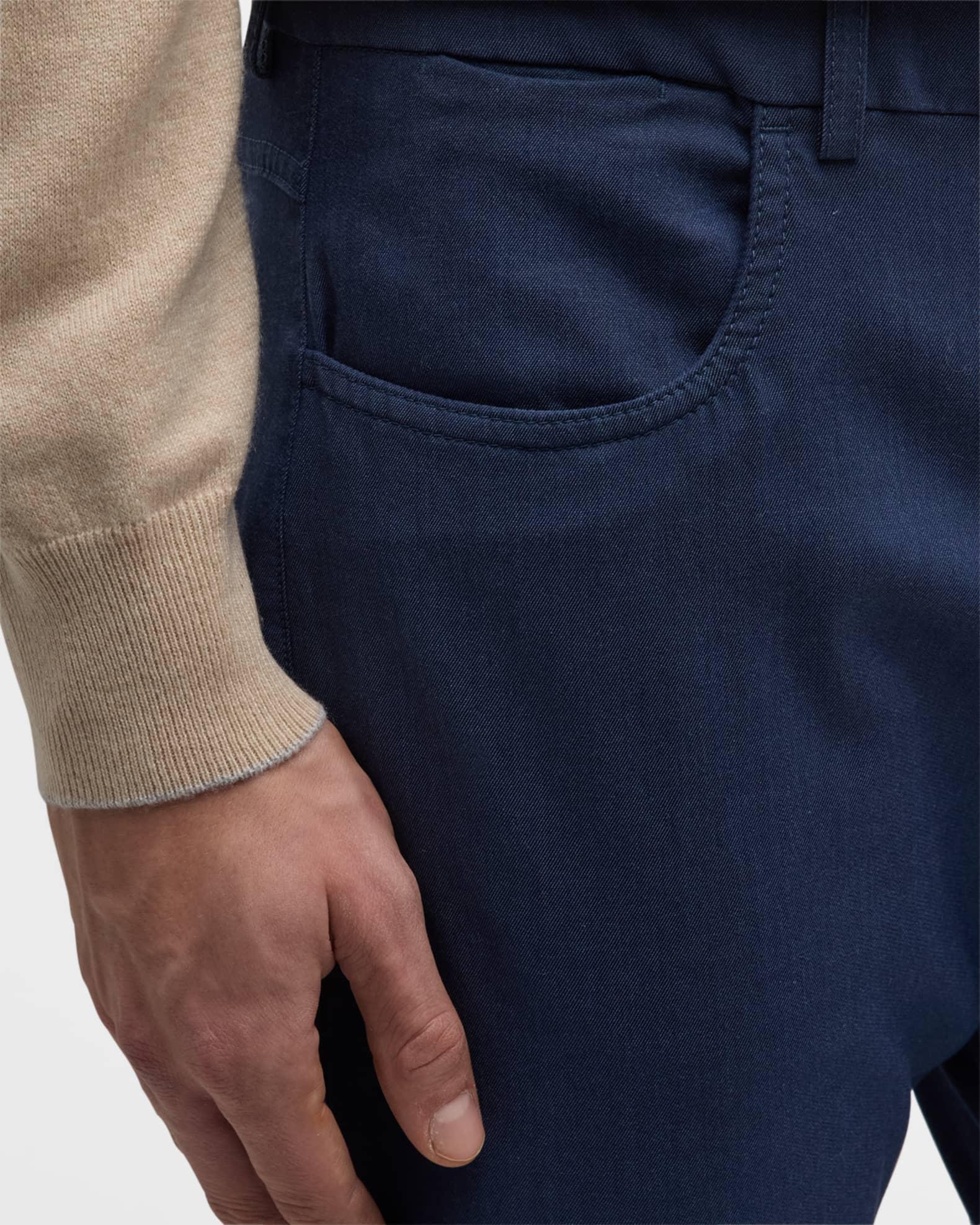 Men's Solid 5-Pocket Pants Product Image