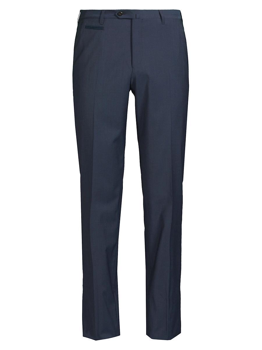 Mens Stretch-Wool Trousers Product Image